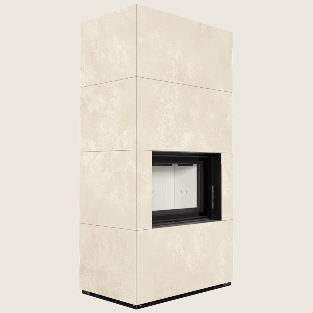 FLOKI BOX 8 kW Quarzsinter OXIDE BIANCO Vorderseite