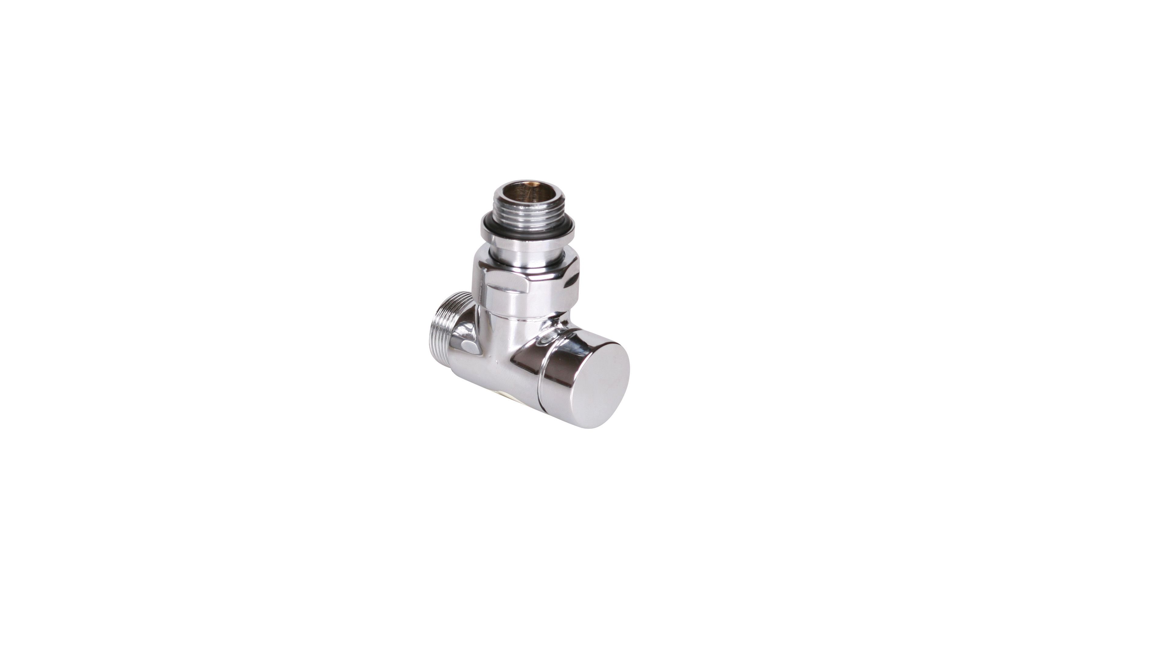 Absperr-Eckventil CYLINDER  GZ 1/2"-GZ 24-19 -Chrom