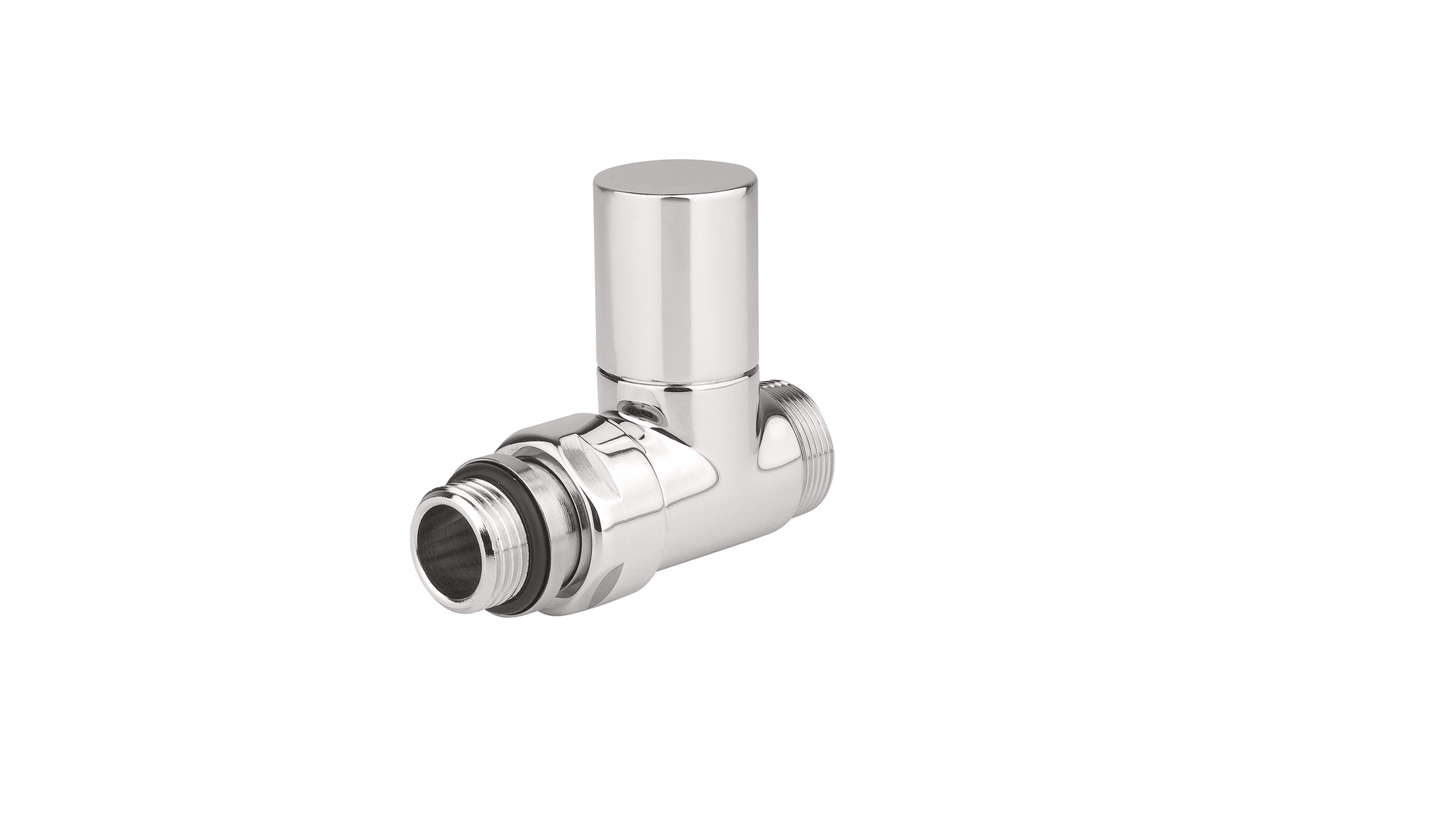 Regel-Durchgangsventil CYLINDER  GZ 1/2"-GZ 24-19 -Chrom