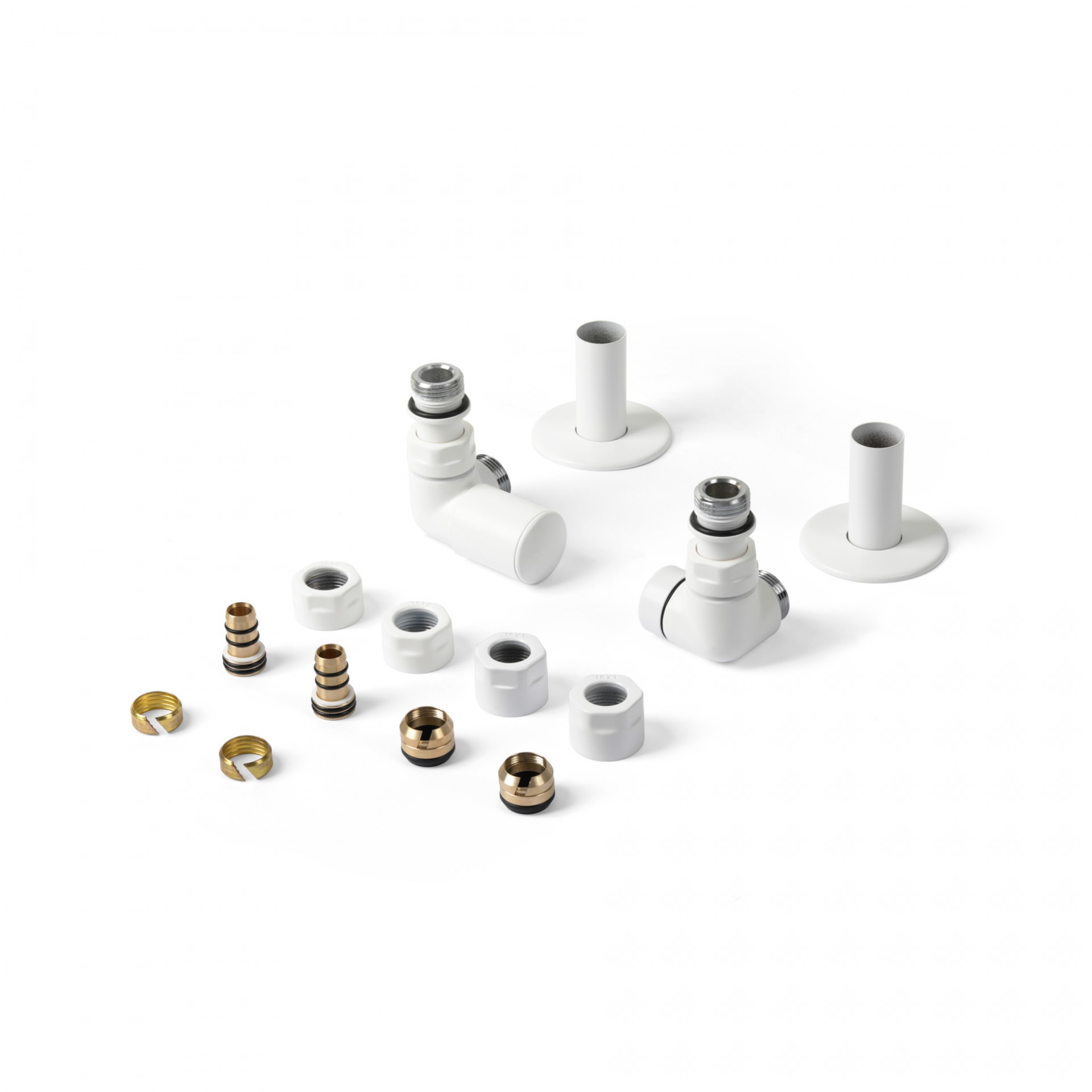 VISION - Right angle corner thermostatic valve set