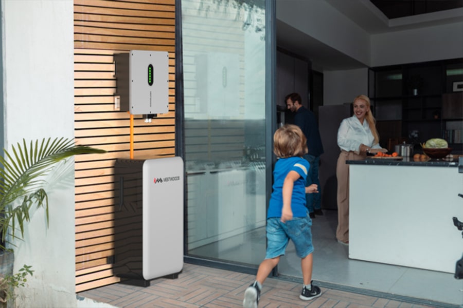 Vestwoods Solarspeicher 5,12kWh - LiFePO4 Akku