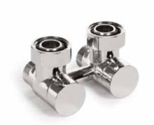 50 mm SC GW 3/4" (GZ 1/2")-GZ M22x1.5 -chrome shut-off valve