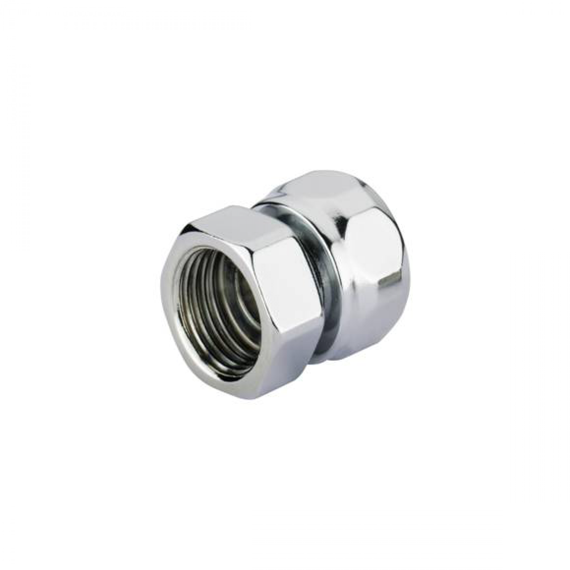 Adapter auf Stahl GW 24-19-GW 1/2" -Chrom