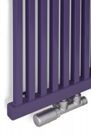 Wandheizkörper Intra mit Thermostatventil in Chrom