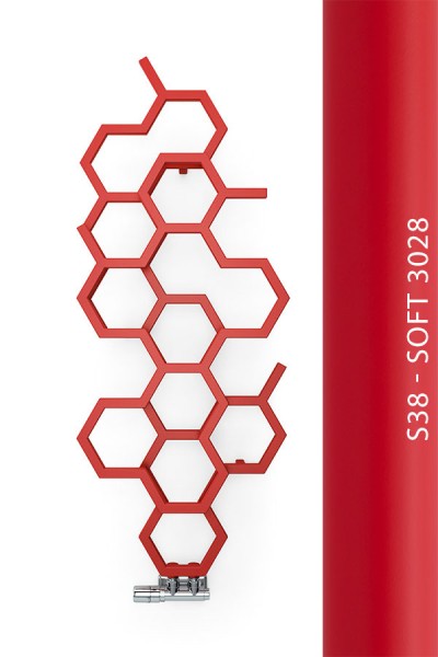Designheizkörper HEX Soft 3028