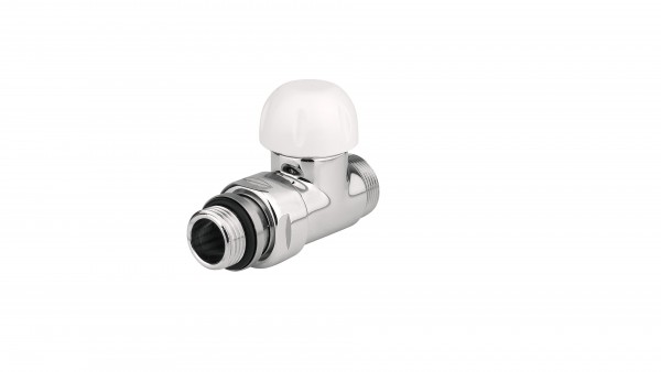 Thermostat-Durchgangsventil CYLINDER GZ 1/2"-GZ 24-19 -Chrom