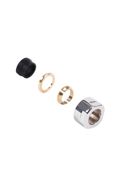 Adapter auf Kupfer CYLINDER; GW 24-19-Ø12; Chrom