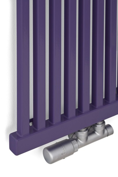 Wandheizkörper Intra mit Wandheizkörper Intra mit Thermostatventil in Chrom
