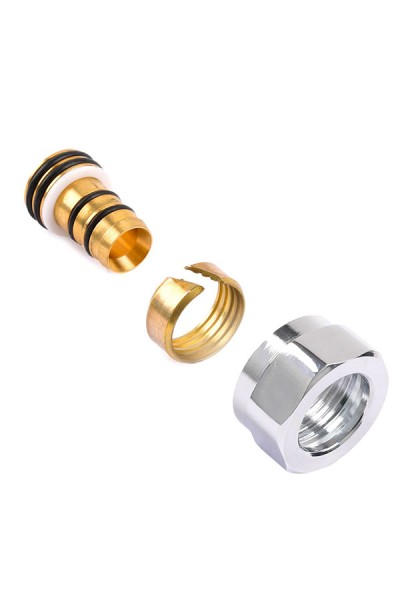 Adapter auf Alupex SC GW M22x1,5-Durchm. 16x2 -Chrom