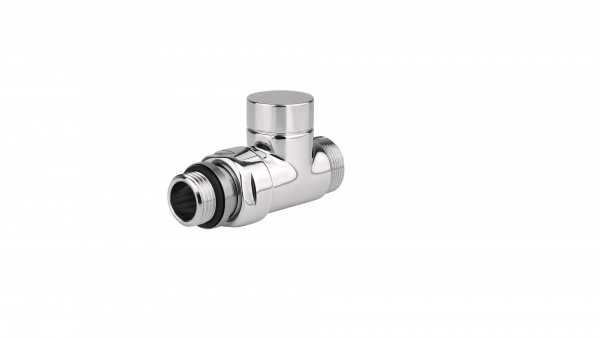 Absperr-Durchgangsventil CYLINDER GZ 1/2"-GZ 24-19 -Weiss