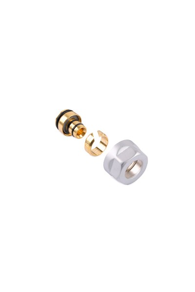 Adapter auf Alupex CYLINDER GW 3/4"-Durchm. 16x2 -Silber